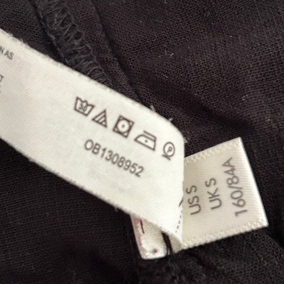 Free People Back on Track Cami S Black Top Blouse Shirt Women's - Picture 4 of 9